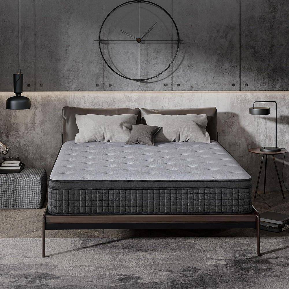 Queen Medium Gel Memory Foam 12 in.Bed-in-a-Box Pocket Spring Hybrid Mattress Set,Edge Support Spring,Motion Isolation price history on PriceWatchPro