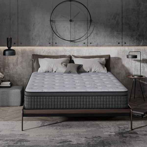 Queen Medium Gel Memory Foam 12 in.Bed-in-a-Box Pocket Spring Hybrid Mattress Set,Edge Support Spring,Motion Isolation