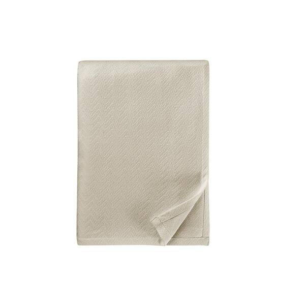 StyleWell Cotton Full/Queen Blanket in Biscuit