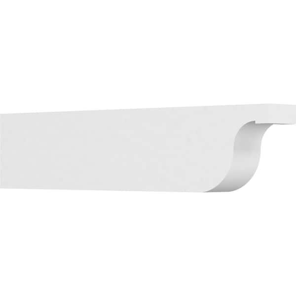 Ekena Millwork 4 in. x 8 in. x 36 in. Standard Del Monte Architectural Grade PVC Rafter Tail Brace