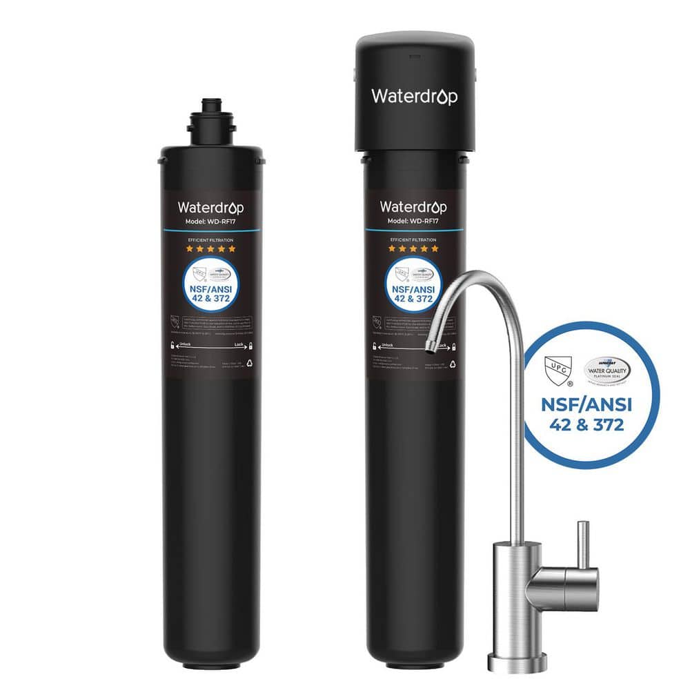 17UB Under Sink Water Filter, NSF/ANSI 42 Certified, Reduces PFAS 24K Gallons Extra RF17 Replacement Filter price history on PriceWatchPro