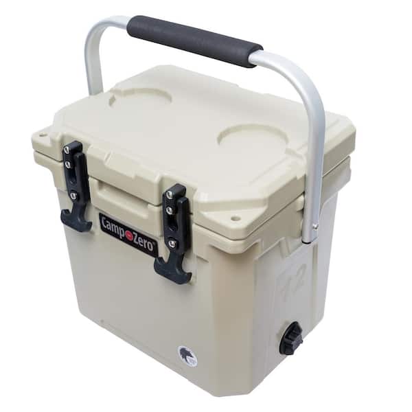 ハルCamp-Zero Camp-Zero 12.6 Qt. Premium Cooler with 2 Molded-In Cup Holders and