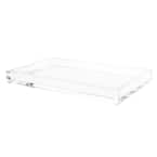 Lavish Home Minimalist Clear Acrylic Catch-All Decorative Tray HW0200195