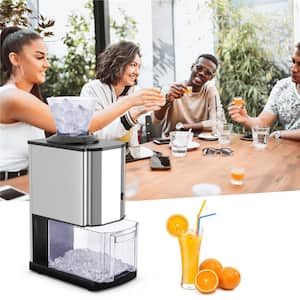 Electric Stainless Steel Ice Crusher  Machine Professional Tabletop 424 oz. in Silver