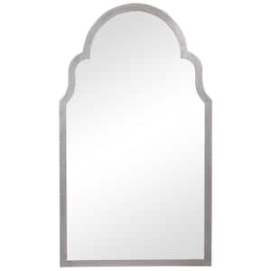 0.88 in. W x 37 in. H Wooden Frame Silver Wall Mirror