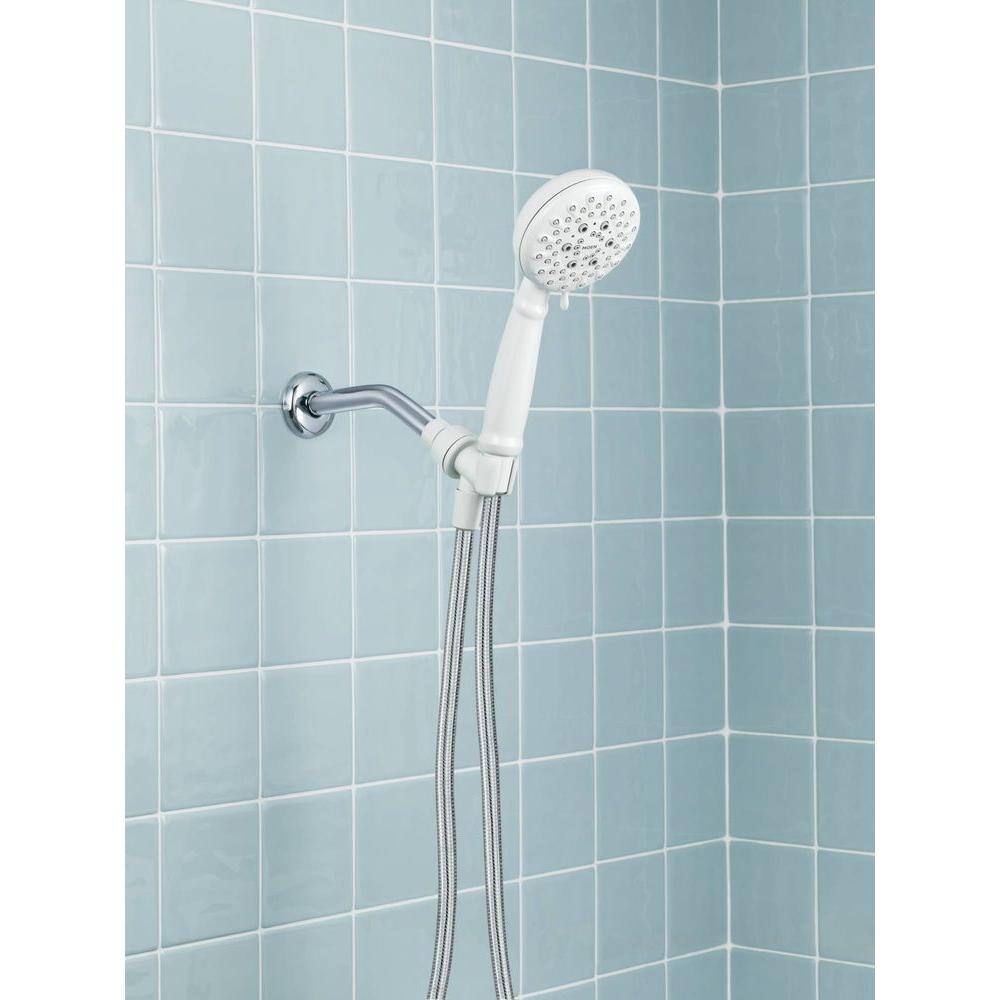 Moen Banbury White 5-Setting Handheld Showerhead with 1.75 gpm