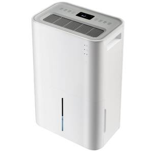 50-Pint Portable Dehumidifier with 4 l Water Tank, Auto Shutoff, Removable Tank, Wheels for Large Rooms