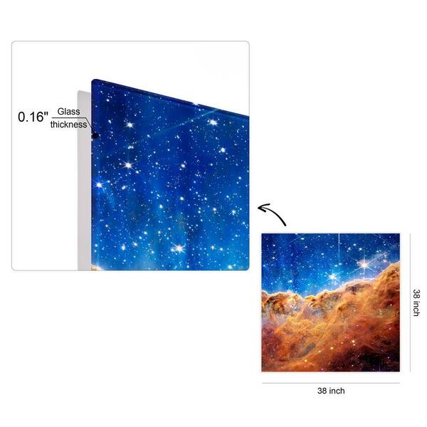 Empire Art Direct Mountains of the Carina Nebula II Free Floating