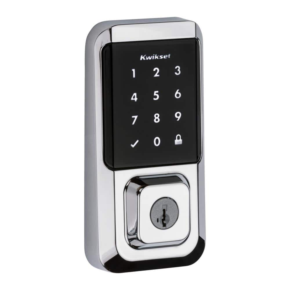 Kwikset HALO Polished Chrome Touchscreen WiFi Keypad Electronic Single ...