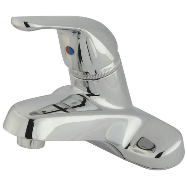 Kingston Brass Chatham 4 in. Centerset Single-Handle Bathroom Faucet in Polished Chrome
