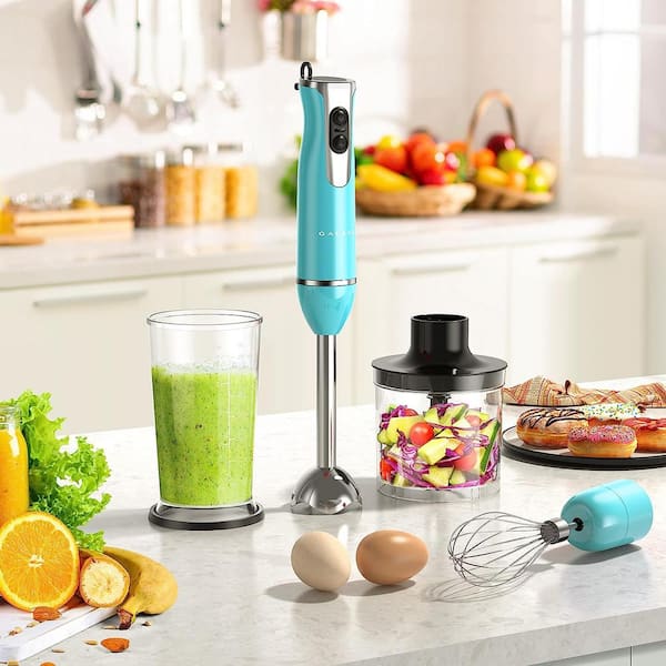 Galanz 2-Speed Multi-function Retro Hand Immersion Blender in Bebop Bl