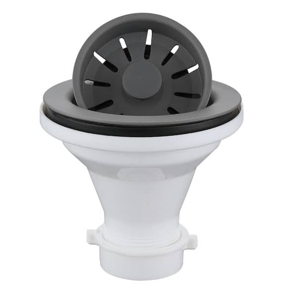 Elkay 4.5-in Black Plastic Strainer in the Kitchen Sink Strainers & Strainer  Baskets department at