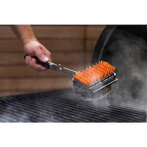Black Barbecue Grill Brush for Charcoal/Wood Grill