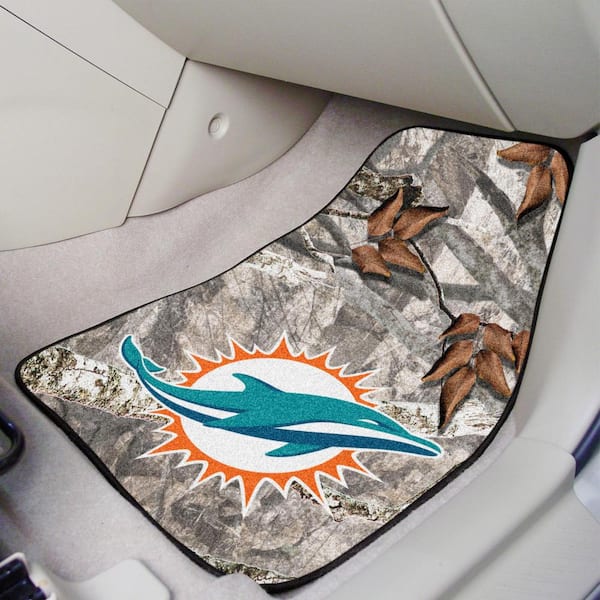 Miami Dolphins 2-piece Carpeted Floor Mats