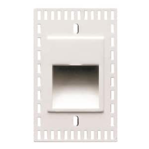 4-Watt Line Voltage 3000K White Integrated LED Vertical Trimless Wall or Stair Light