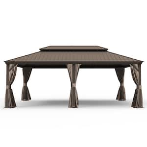 domi outdoor living 14 ft. x 24 ft. Dark Brown Outdoor