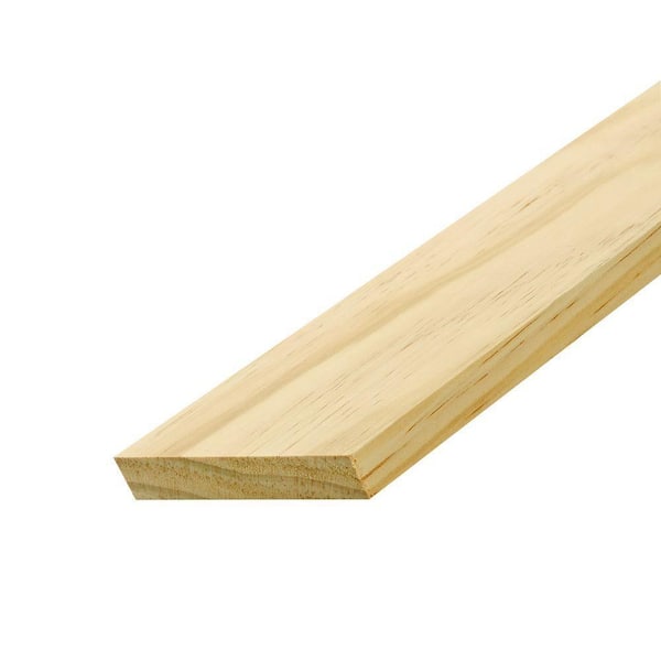 Alexandria Moulding 1 in. x 5 in. x 7 ft. S4S Radiata Pine Wood Board