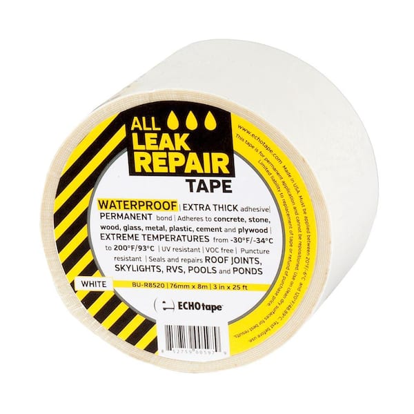 ECHOtape 3 in. x 8.3 yds. White All Leak Repair Tape