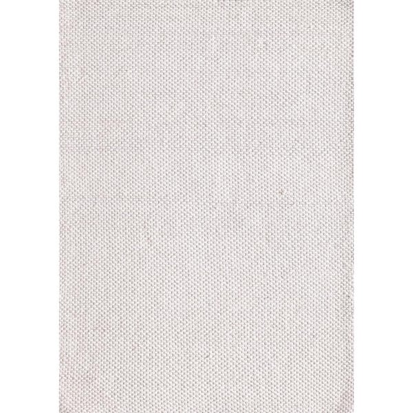Pale Ona Houndstooth Farmhouse Cream 8 ft. x 10 ft. Area Rug