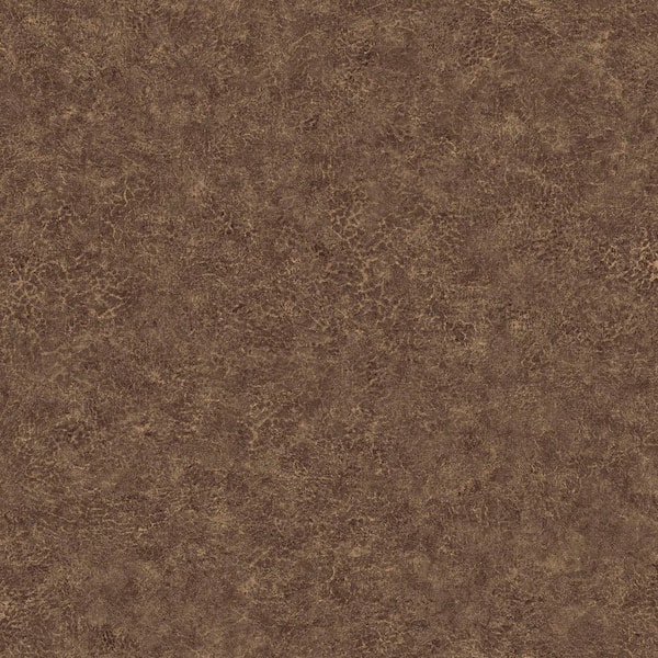 Seabrook Designs Roma Leather Timber Mahogany Vinyl Strippable Roll (Covers 60.75 sq. ft.)