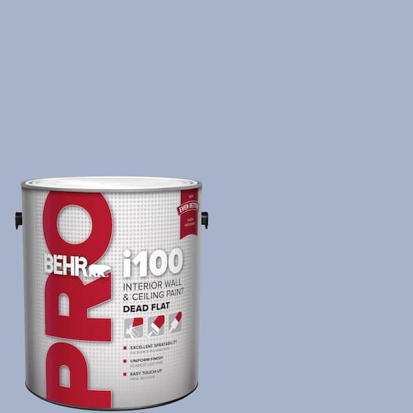 BEHR PRO 1 gal. #PPU15-14 Ballroom Blue Dead Flat Interior Paint