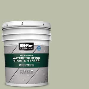 5 gal. #S380-3 Urban Nature Solid Color Waterproofing Exterior Wood Stain and Sealer
