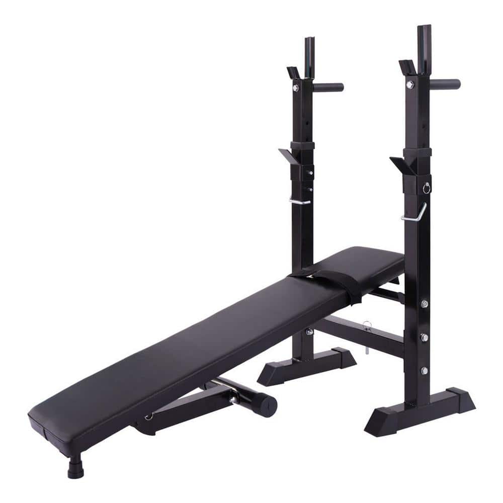 8 in 1 650Lbs Weight Bench Adjustable Workout Bench Set with Squat Rac –  Trifecta Fitness Shop