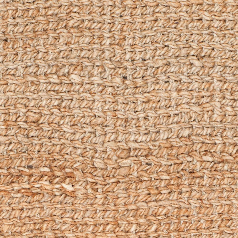 Natural Jute Hand-Knotted Non-Slip Runner Rug, 27" x 6"