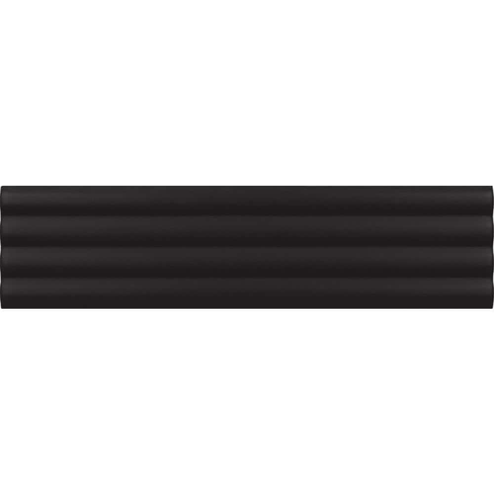 Arte Matte Black Ceramic Subway Wall and Floor Tile
