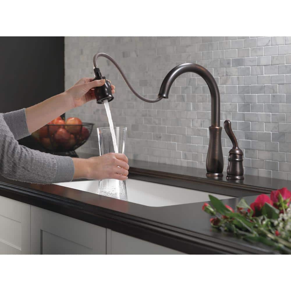 Venetian Bronze Pull-Down Kitchen Faucet with Spray
