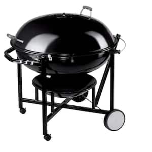 Ranch Kettle 37 in. Charcoal Grill in Black