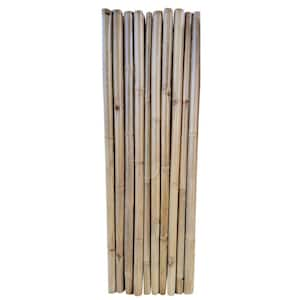 2 ft. L x 6 ft. H Extra Large Bamboo Pole Garden Fence