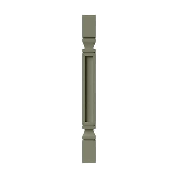 3 in. W x 3 in. D x 34.5 in. H in Sage Green Shaker Kitchen Cabinet Outside Corner Molding Post