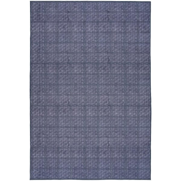 Nourison Washables Ivory 4 ft. x 6 ft. Geometric Contemporary Area Rug