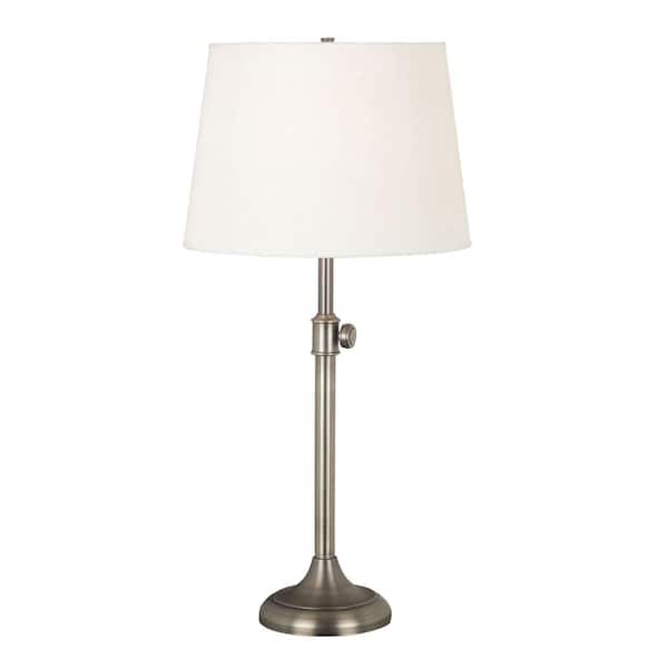 Kenroy Home Tifton 26-34 in. Vintage Brass Adjustable Table Lamp