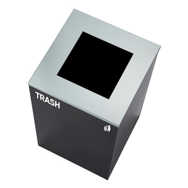 Alpine Industries 29 Gal. Black Steel Open Top Commercial