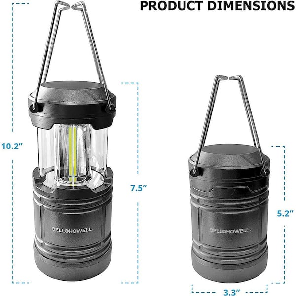 Portable Collapsible COB LED Camping Lantern - Military Tough