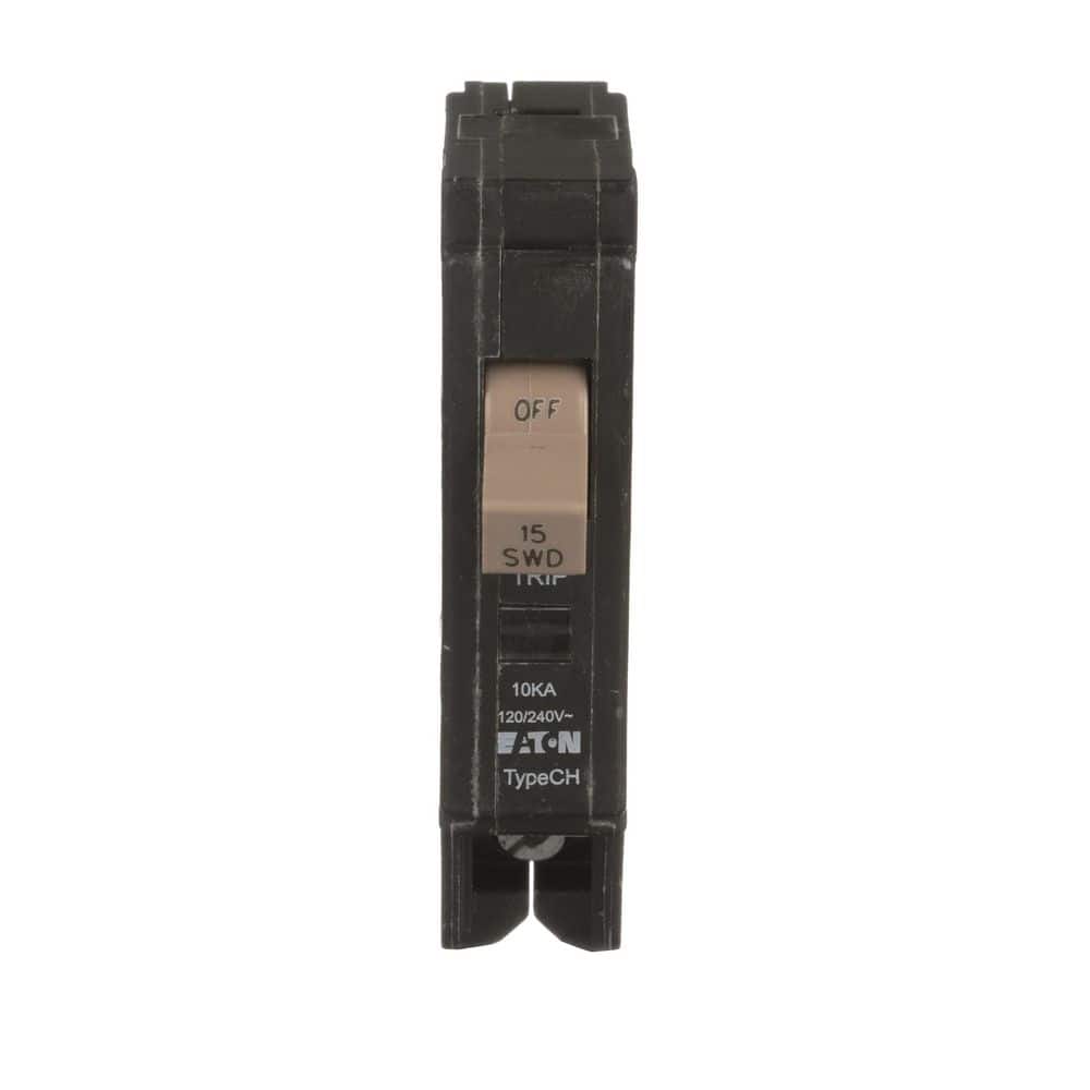 Eaton CHF115 15 Amp 1-Pole Circuit Breaker with Trip Flag