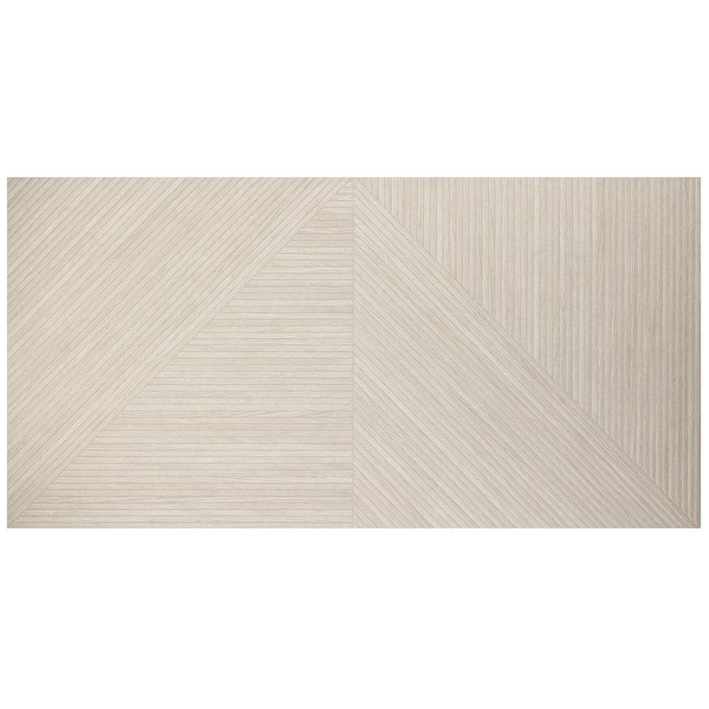 Ash 24x48 Matte Porcelain Fluted Wall Tile