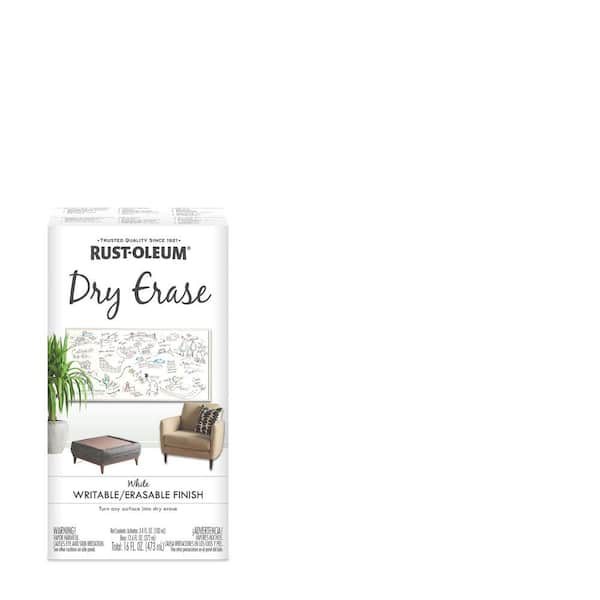 Rust-Oleum Specialty 16 oz. White Gloss Dry Erase Paint Kit (Case of 2)