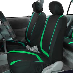 Unique Flat Cloth 47 in. x 23 in. x 1 in. Seat Covers - Front Set