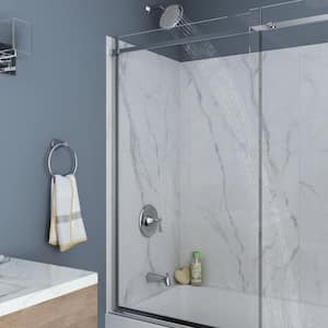 Rumson Single-Handle 1-Spray Tub and Shower Faucet with 1.8 GPM in Polished Chrome Valve Included