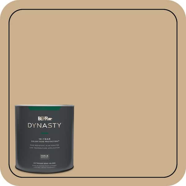 BEHR DYNASTY 1 qt. #PPU7-20 Raffia Ribbon Semi-Gloss Enamel Exterior Stain-Blocking Paint & Primer