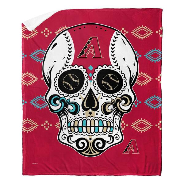 NORTHWEST Superman Überwurfdecke 101x127 Cm – Seidige Vorderseite, Sherpa-Rückseite, Rot