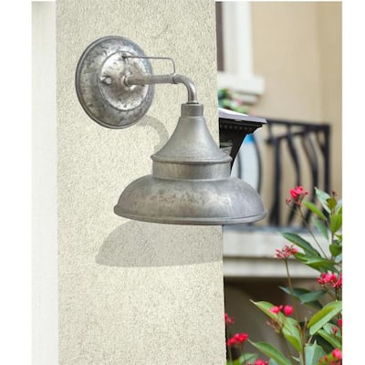 Galvanized Outdoor Barn Light Wall Mount Sconce