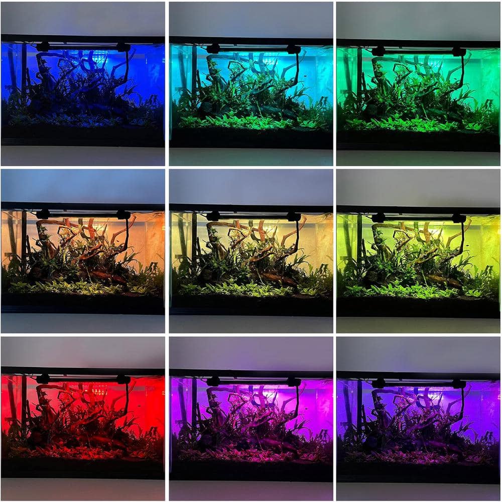 23-inch Multi-Color LED Aquarium Light with Remote Control