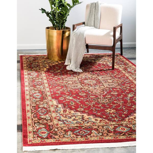 Reviews for Unique Loom Sahand Ardashir Red 5' 0 x 8' 0 Area