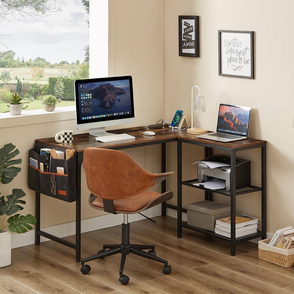 VECELO L-Shaped Computer Desk - Thumbnail 2