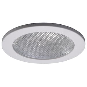 951 Series 4 in. White Recessed Ceiling Light with Lensed Shower Trim