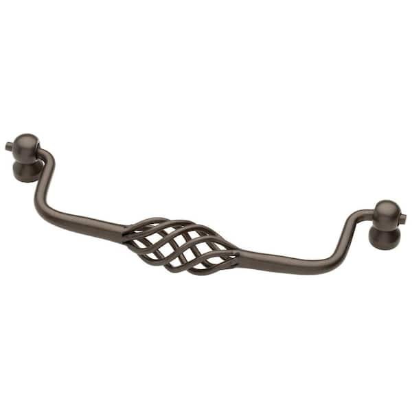 Liberty 6-5/16 in. (160mm) Rubbed Bronze Birdcage Bail Center-to-Center Pull